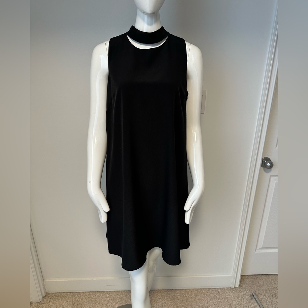 Calvin Klein Black Sleeveless Mini Dress